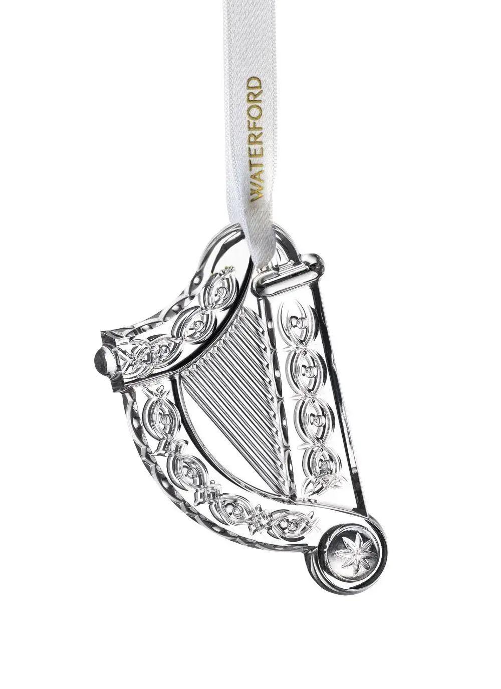Waterford Crystal Harp Christmas Tree Ornament